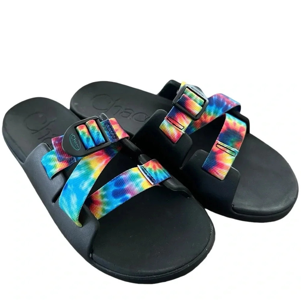 Chaco size 6 Rainbow Z Strap Chillos Slide Sandals Adjustable Slides‎ Pool